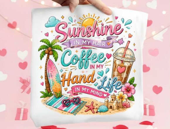 Beach Iced Coffee Sublimation Design: A Creative's Guide