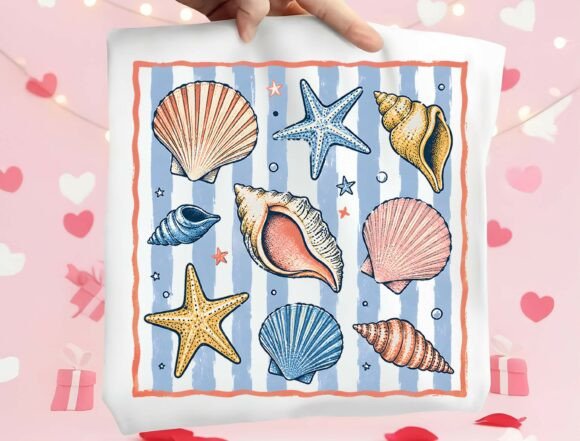 Bring Coastal Calm to Your Projects with Seashell Serenity PNG