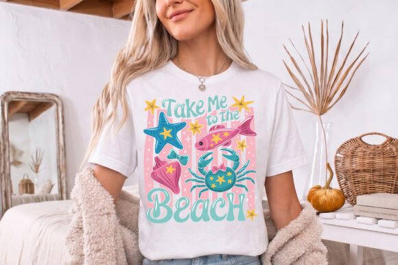 Capturing Coastal Joy: Designing with Take Me to the Beach Art