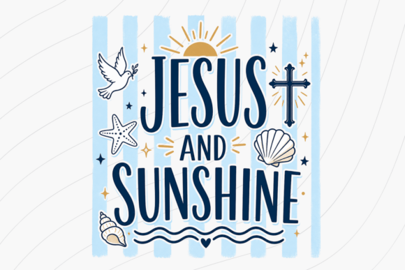 Christian Beach Summer Faith PNG: Faith Meets the Ocean