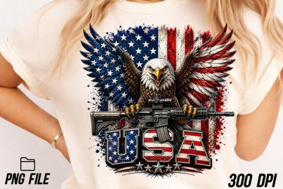 Eagle USA Flag Patriotic 4th of July Png: Bold Visuals for Creators