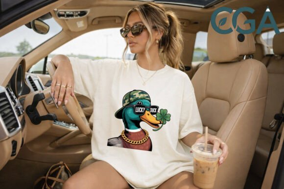 Lucky Duck PNG: A Fresh Take on St. Patrick’s Day Style