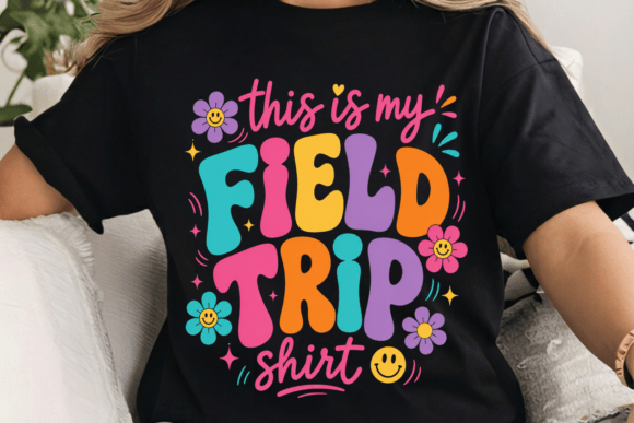 This is My Field Trip Shirt PNG: A Playful Design Asset