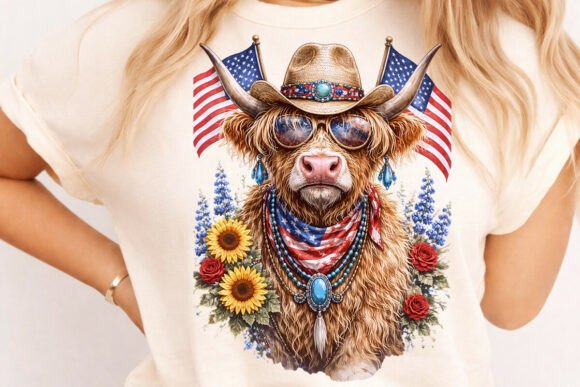 Western Patriotic Cow Sublimation: A Designer's Guide